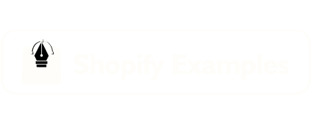 Custom Web Design Service client Shopify Examples